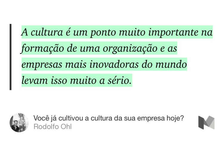 “Você já cultivou a cultura da sua empresa hoje?” — @RodolfoOhl https://medium.com/@rodolfoohl/voc%C3%AA-j%C3%A1-cultivou-a-cultura-da-sua-empresa-hoje-d21b62f91404#---0-133.nbhh68iqm