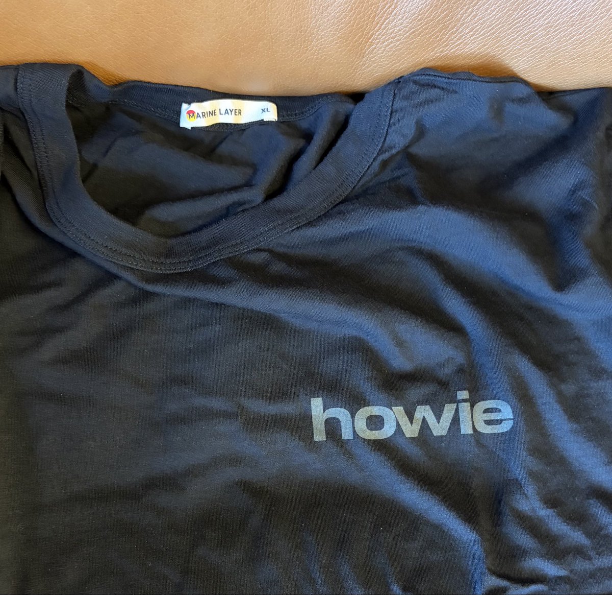 anyone want a howie shirt?
they’re marine layer and we even have size marge (halfway between medium and large)